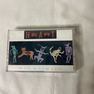 Heart Cassette Tape “Bad Animals”